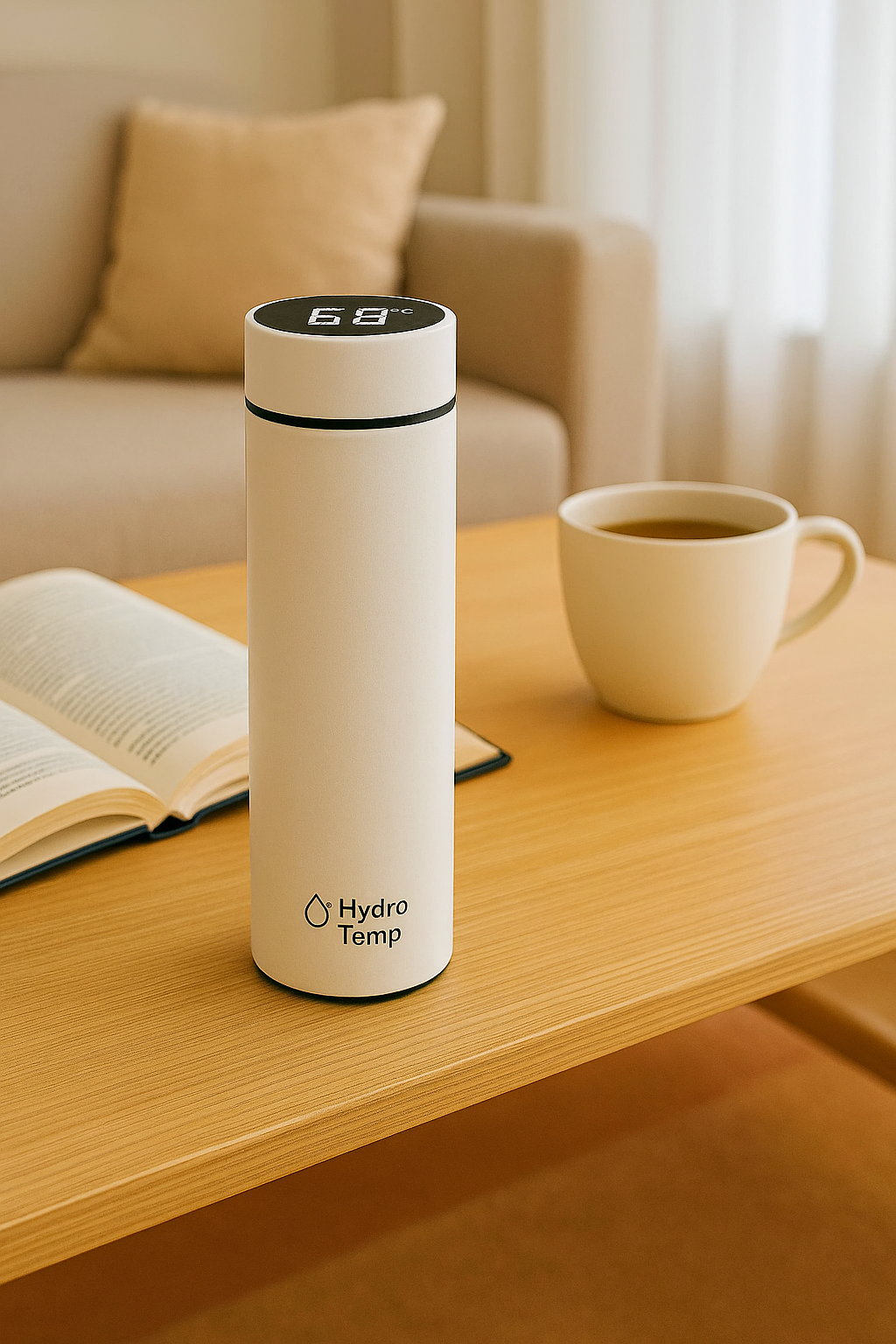 HydroTemp™ – Borraccia Termica Smart con Display Digitale (500ml)